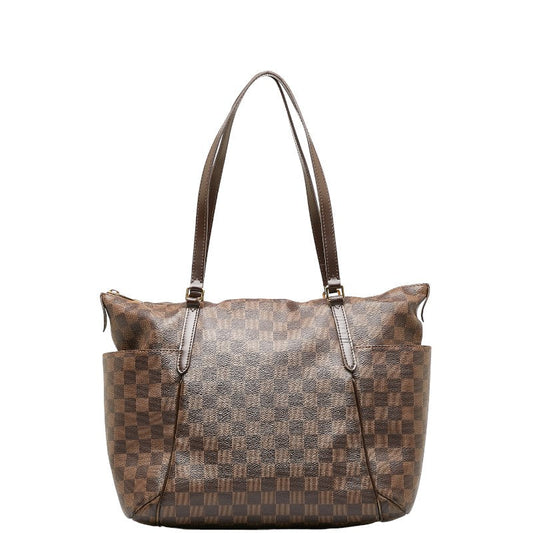 Louis Vuitton Damiere Toilet MM Shoulder Bag N41281 Brown PVC Leather  Louis Vuitton