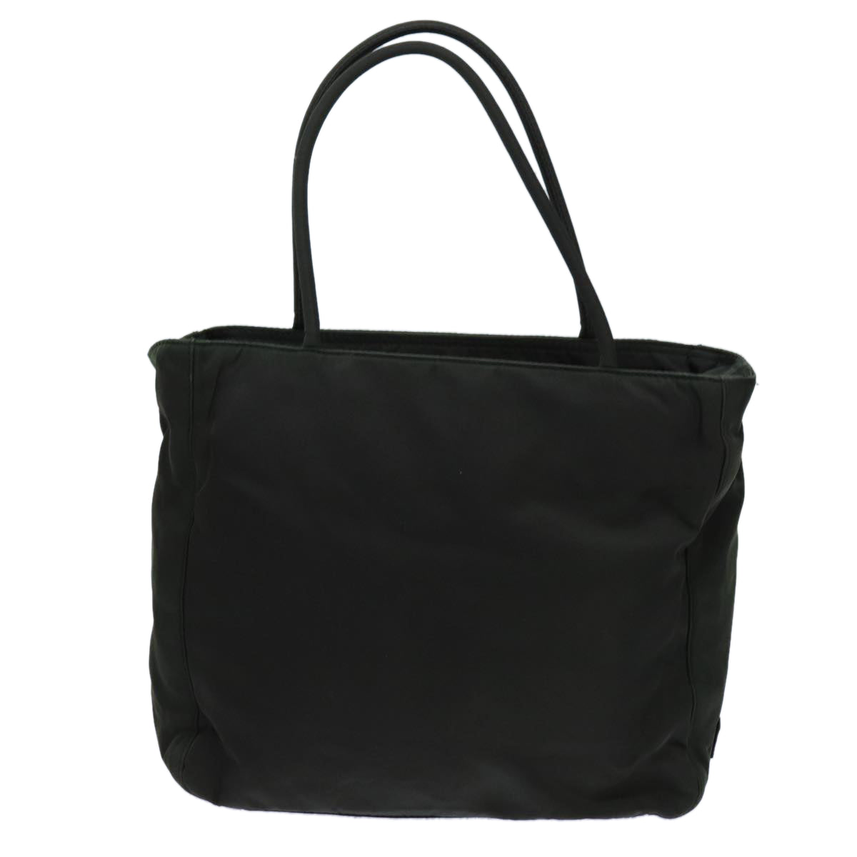 PRADA Hand Bag Nylon Khaki Auth 72784