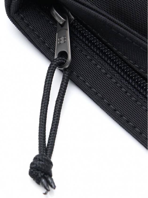 Luxury Balenciaga  Earth Print Nylon Clutch Bag Black