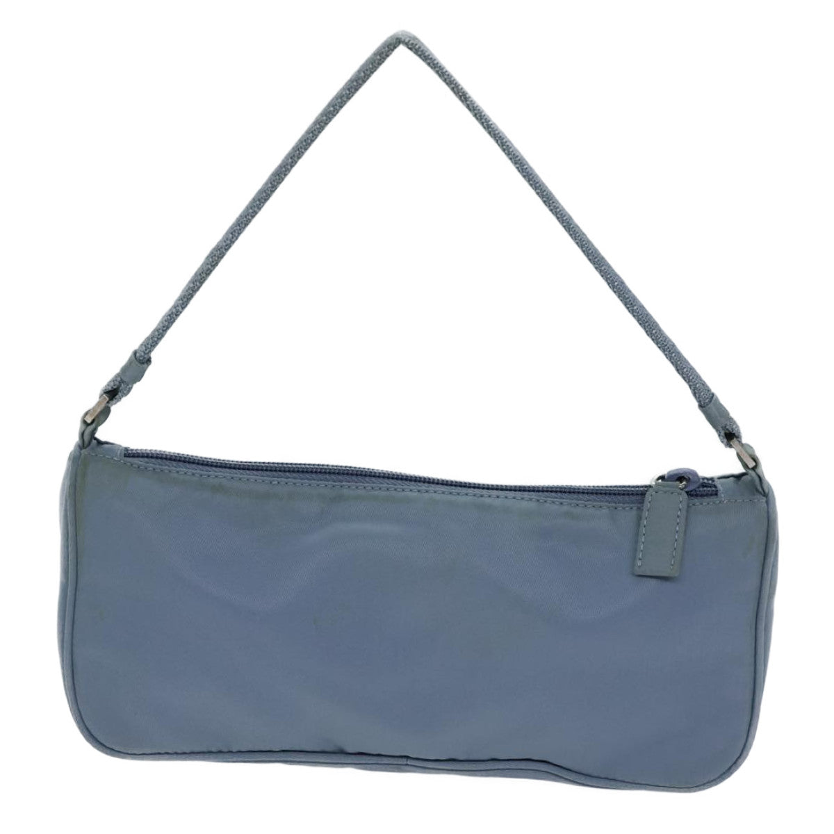 PRADA Accessory Pouch Nylon Light Blue Auth 72954