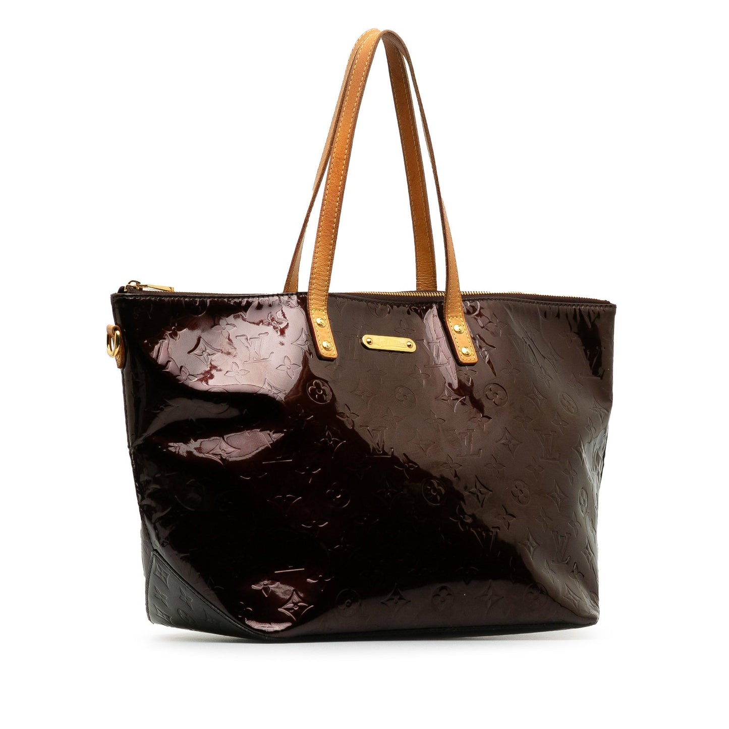 Purple Louis Vuitton Monogram Vernis Bellevue GM Tote Bag