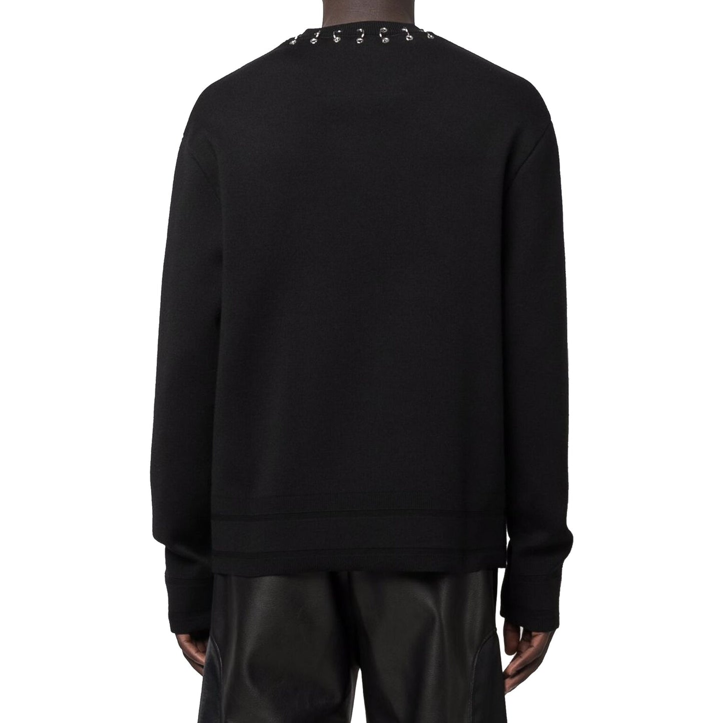 Givenchy Hoop Detailed Neckline Jumper Men