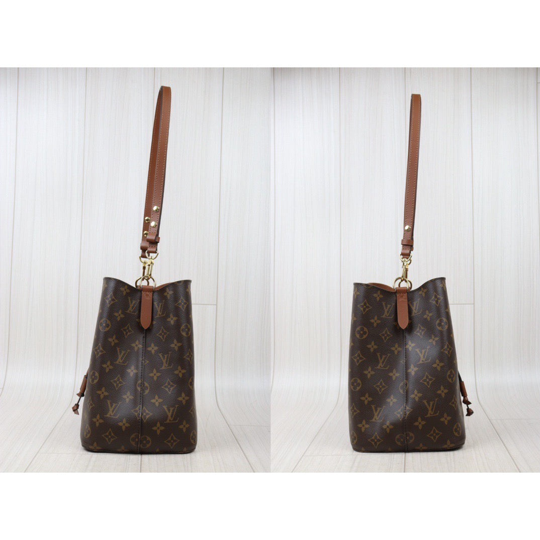 Rank A｜ LV Monogram Neonoe Canvas  Brown Shoulder Bag IC Chip Model｜S24061716