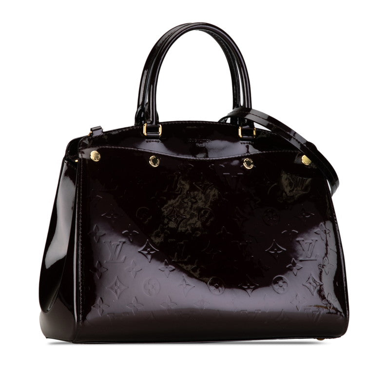 Louis Vuitton Monogram Vernis Blair MM Handbag Shoulder Bag 2WAY M50597 Amarant Patent Leather  Louis Vuitton