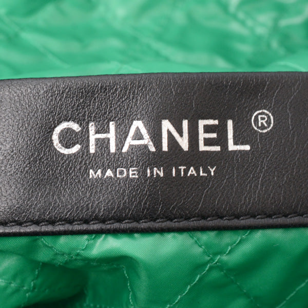 Chanel Tweed Robot Design Tote Bag Black