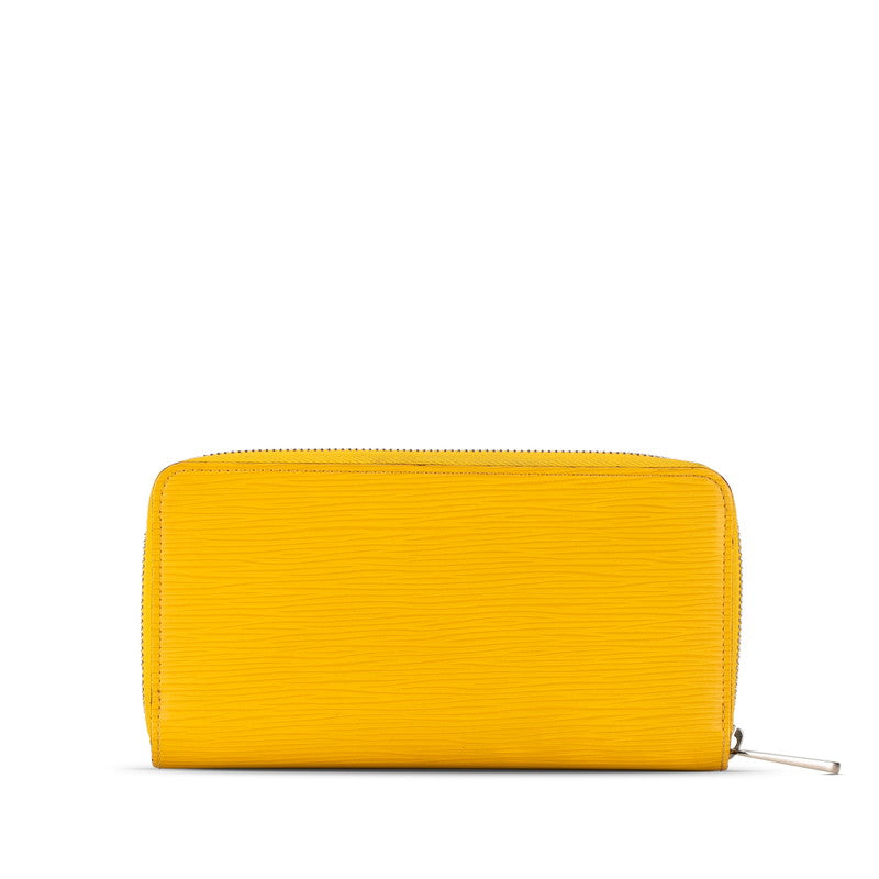 Louis Vuitton Epi Zippie Wallet Round Fashner Long Wallet M81229 Sunflower Yellow Leather  Louis Vuitton   Wallet