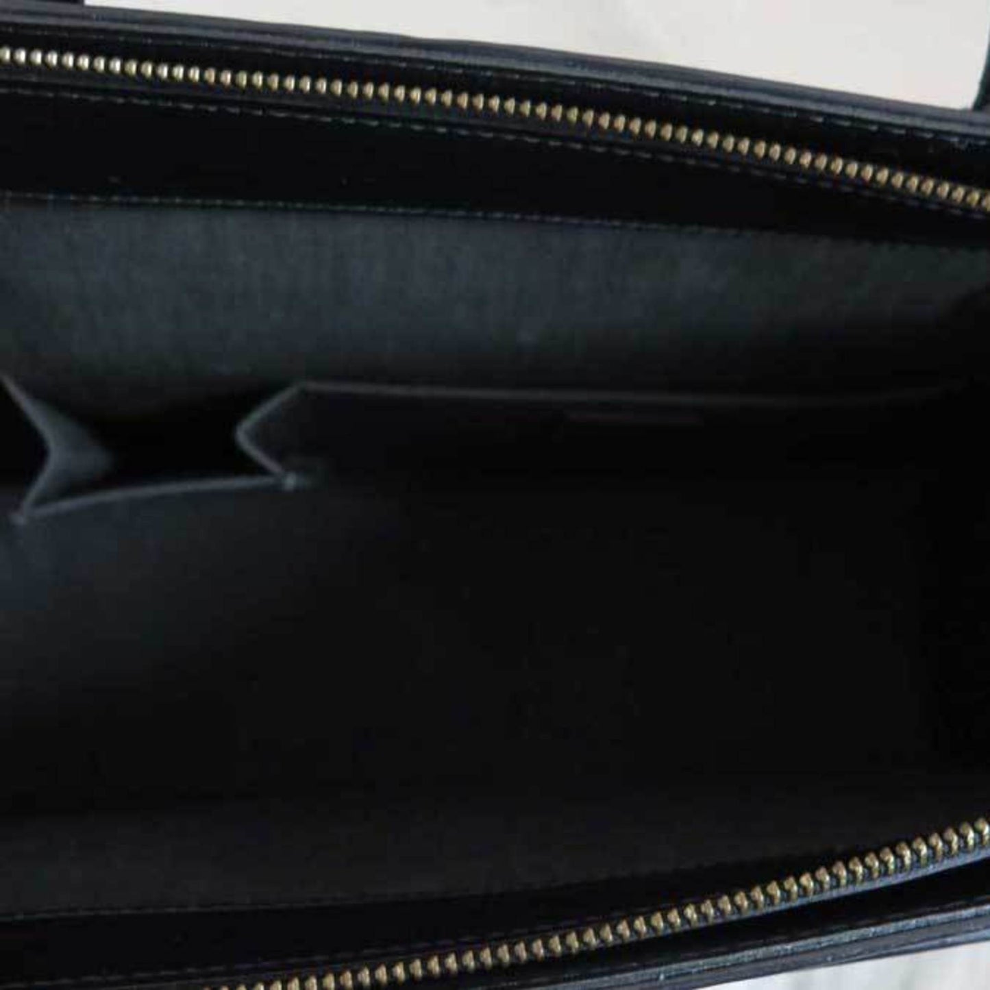 Louis Vuitton Black Leather Croisette tote bag