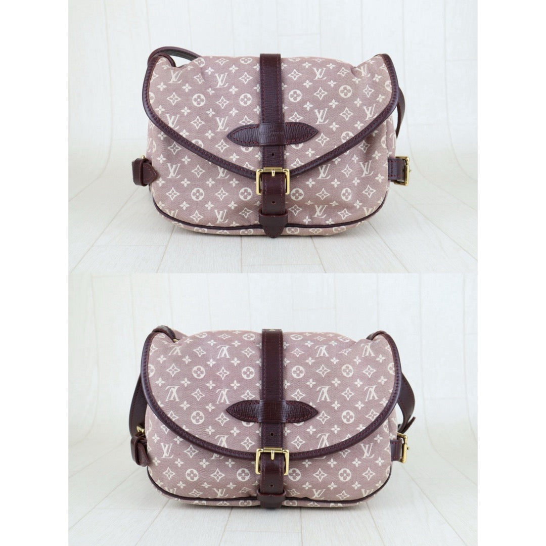 Very Good ( Rank A)｜LV Monogram Mini Run Saumur  Shoulder Bag Canvas Leather ｜H25031801