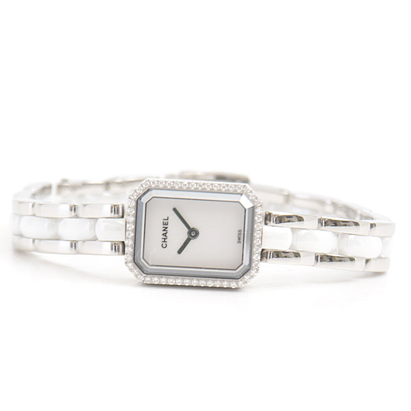 Chanel Premiere Diamond Bezel Quartz Watch H2132