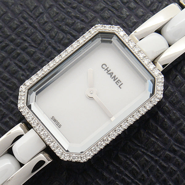 Chanel Premiere Diamond Bezel Quartz Watch H2132