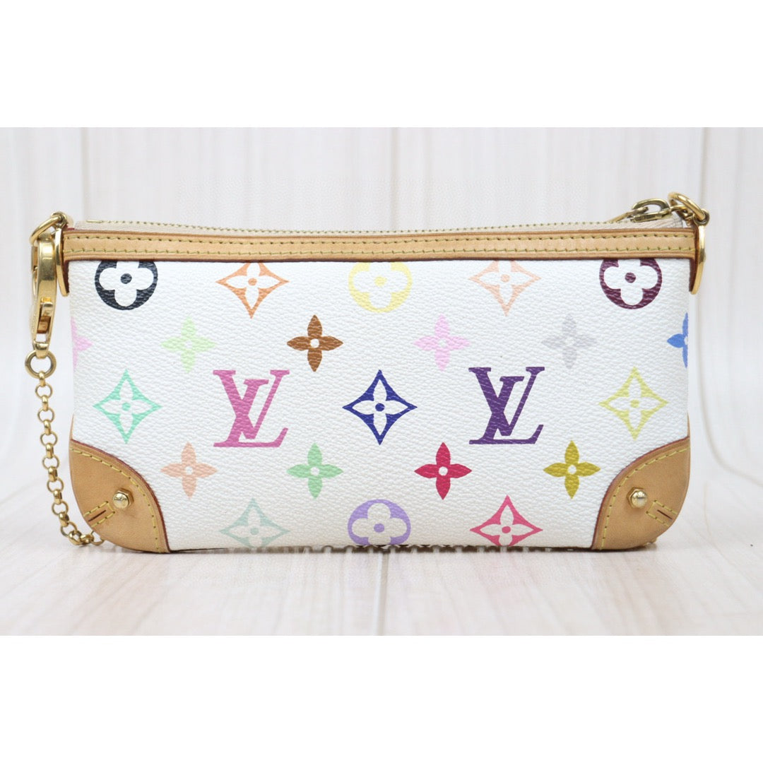 Good ( Rank AB)｜ LV Takashi Murakam Multi Monogram Pochette Mira MM Accessory Pouch｜S25021403