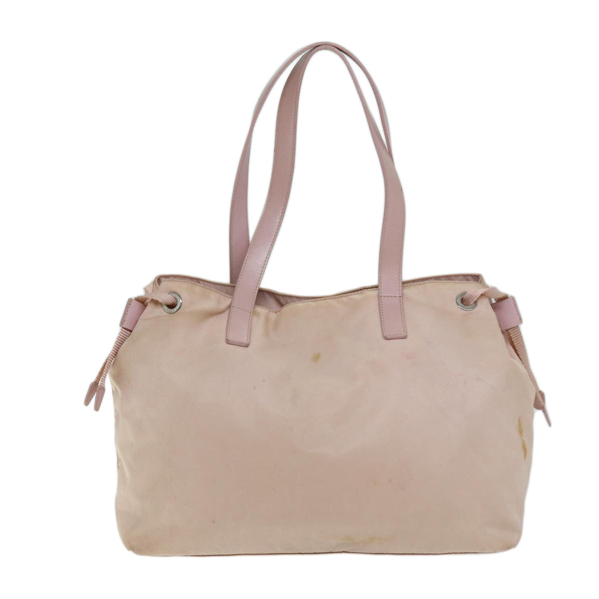 PRADA Tote Bag Nylon Pink Auth 73735