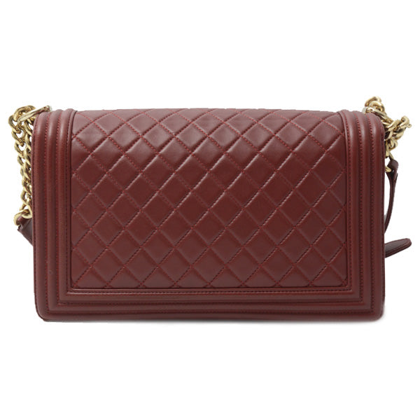Chanel Lambskin Boy Chain Shoulder Bag