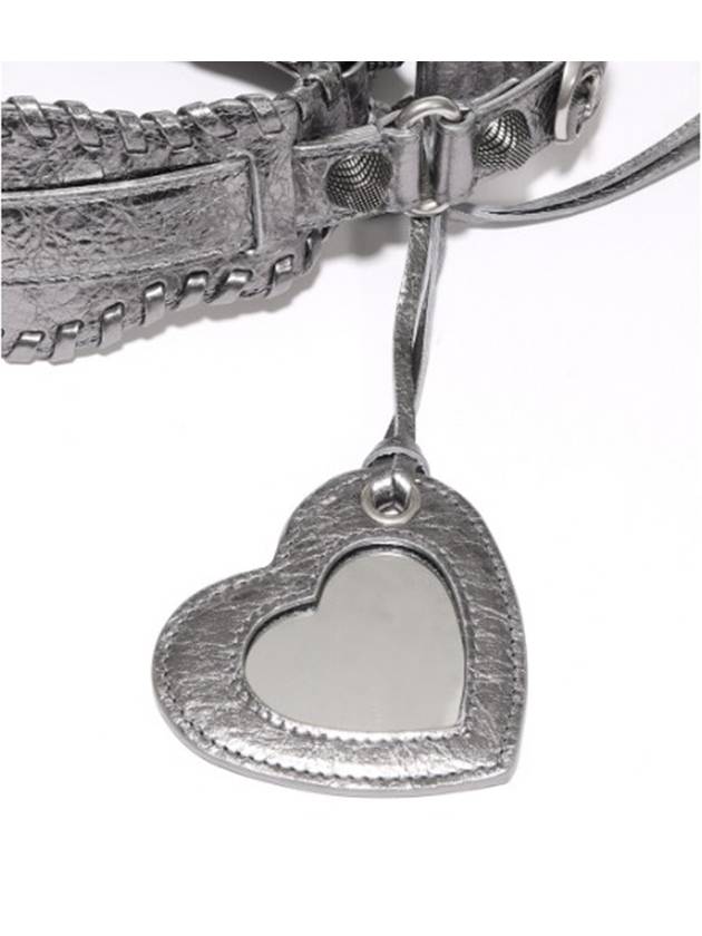 Luxury Balenciaga  Le Cagole Small Shoulder Bag Silver