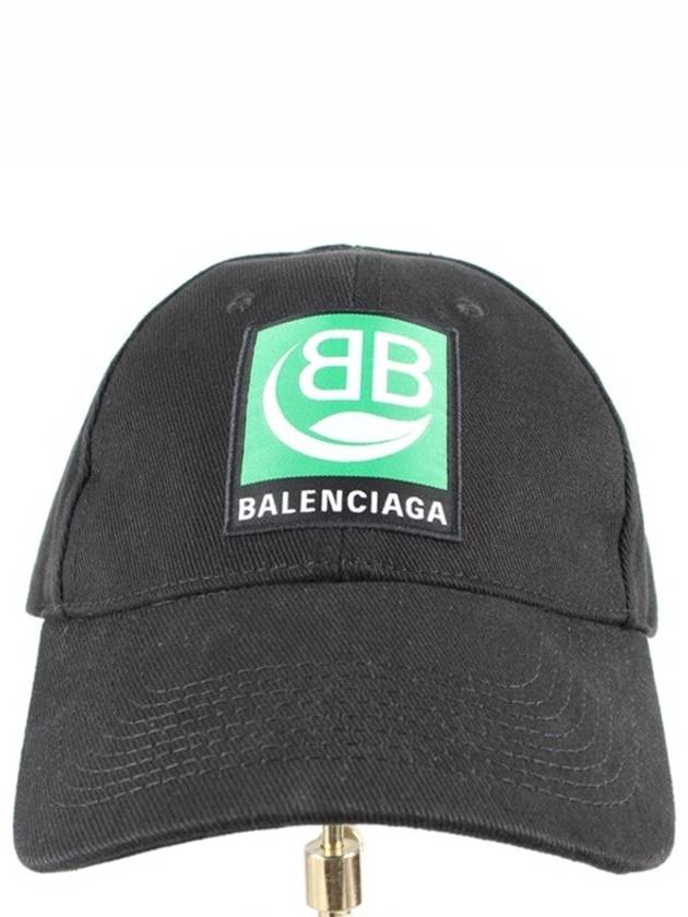 Luxury Balenciaga  BB green logo ball cap L