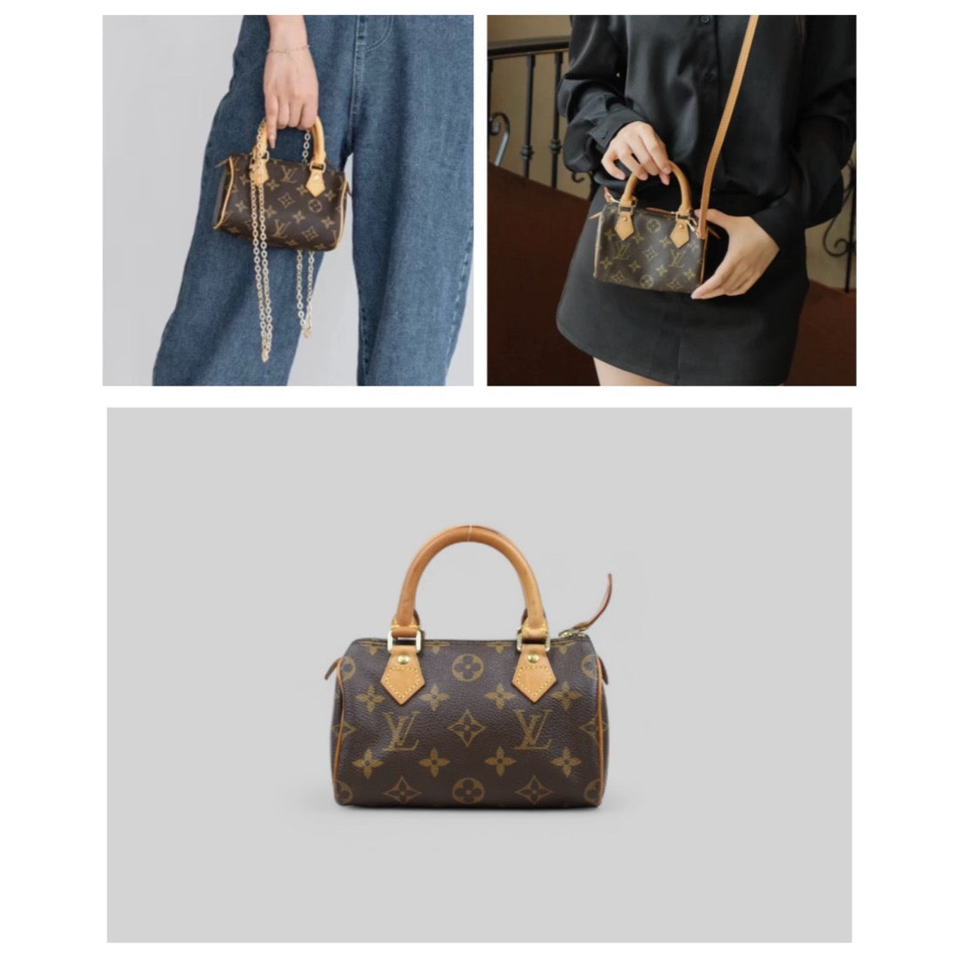 Good ( Rank AB)｜ LV Monogram Mini Speedy Handbag With Shoulder Strap｜25032701