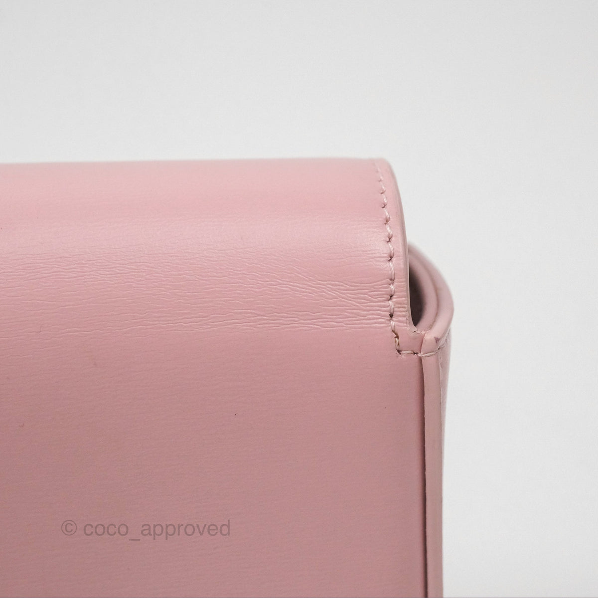 Celine Mini Triomphe Shiny Calfskin Pink