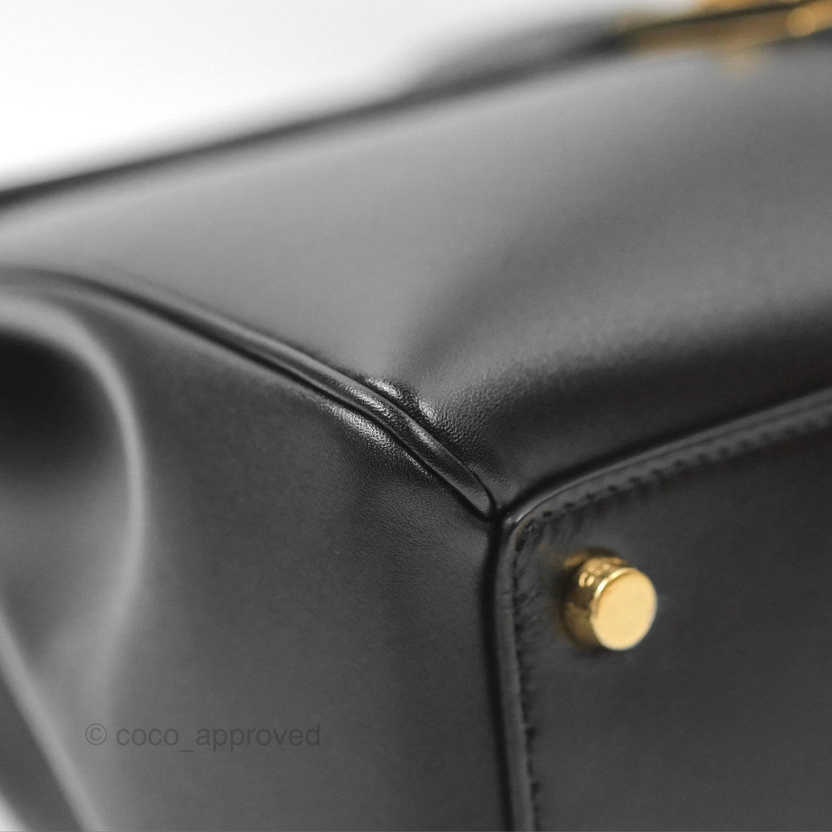 Celine Small 16 Bag Black Satinated Calfskin