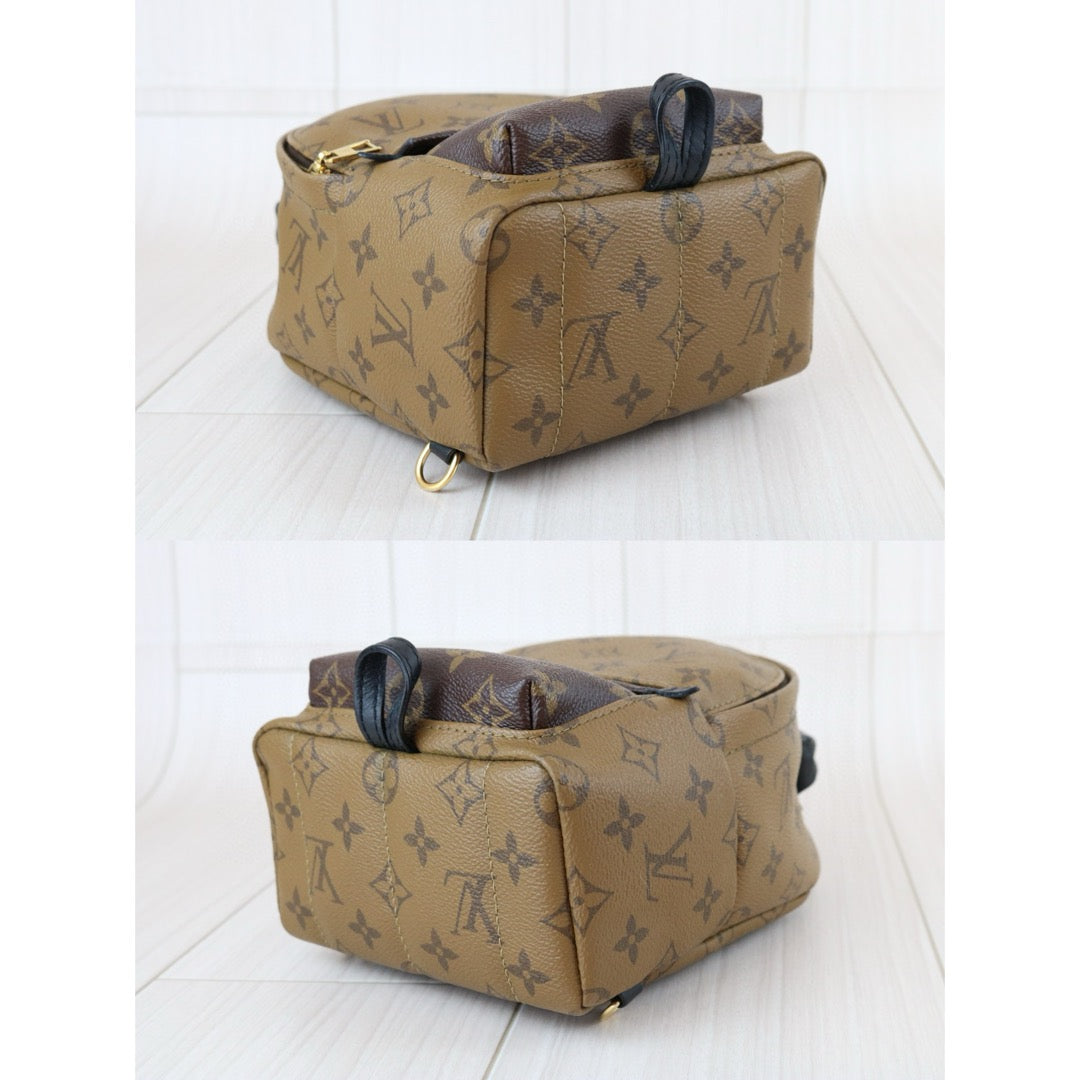 Very Good ( Rank A) ｜  LV Monogram Coated Canvas Mini Palm Springs Backpack｜X25030713