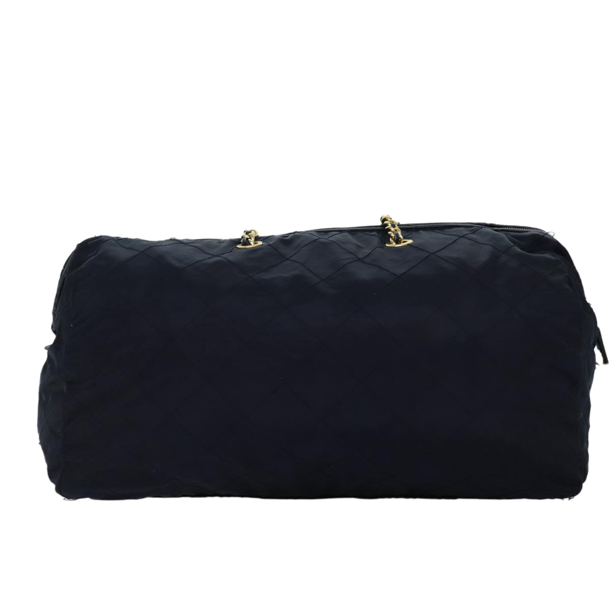 PRADA Boston Bag Nylon Navy Auth 74102