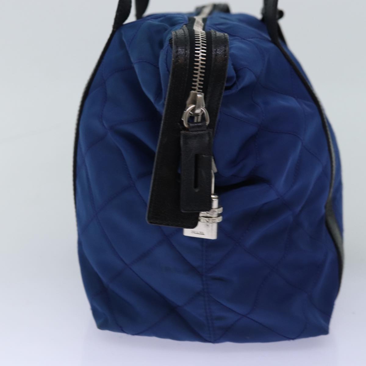PRADA Tote Bag Nylon Blue Auth 74236