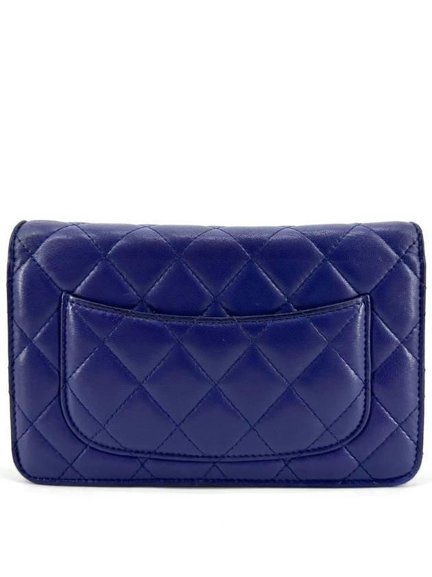 Lambskin mini cross bag WOC Chanel