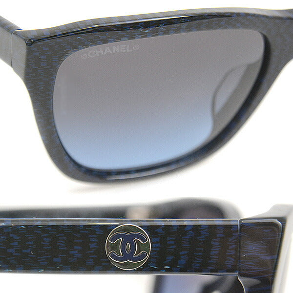 Chanel Dark Blue Gradient Lens Sunglasses