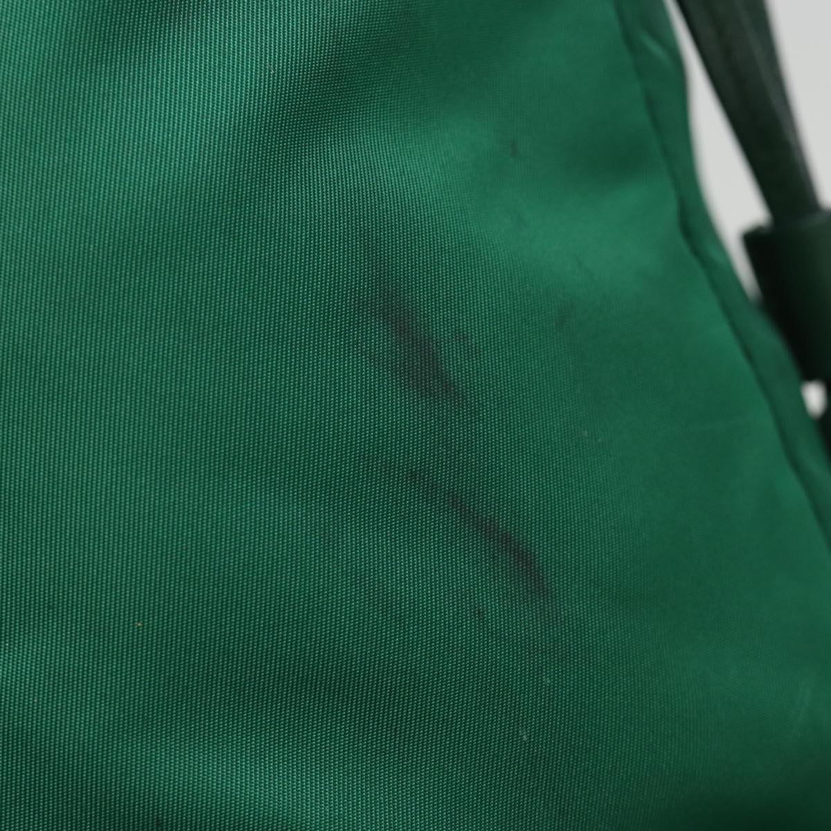 PRADA Tote Bag Nylon Green Auth 74471