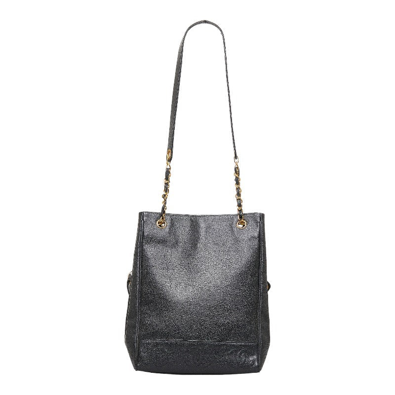 Chanel Coca-Cola Handbags Black Gold Matt Caviar   Chanel