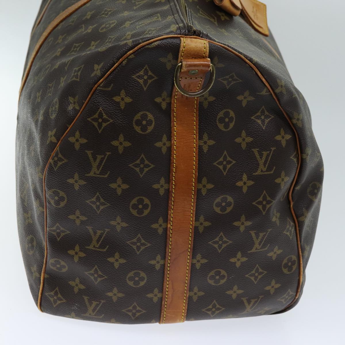 LOUIS VUITTON Monogram Keepall Bandouliere 60 Boston Bag M41412 LV Auth 74731