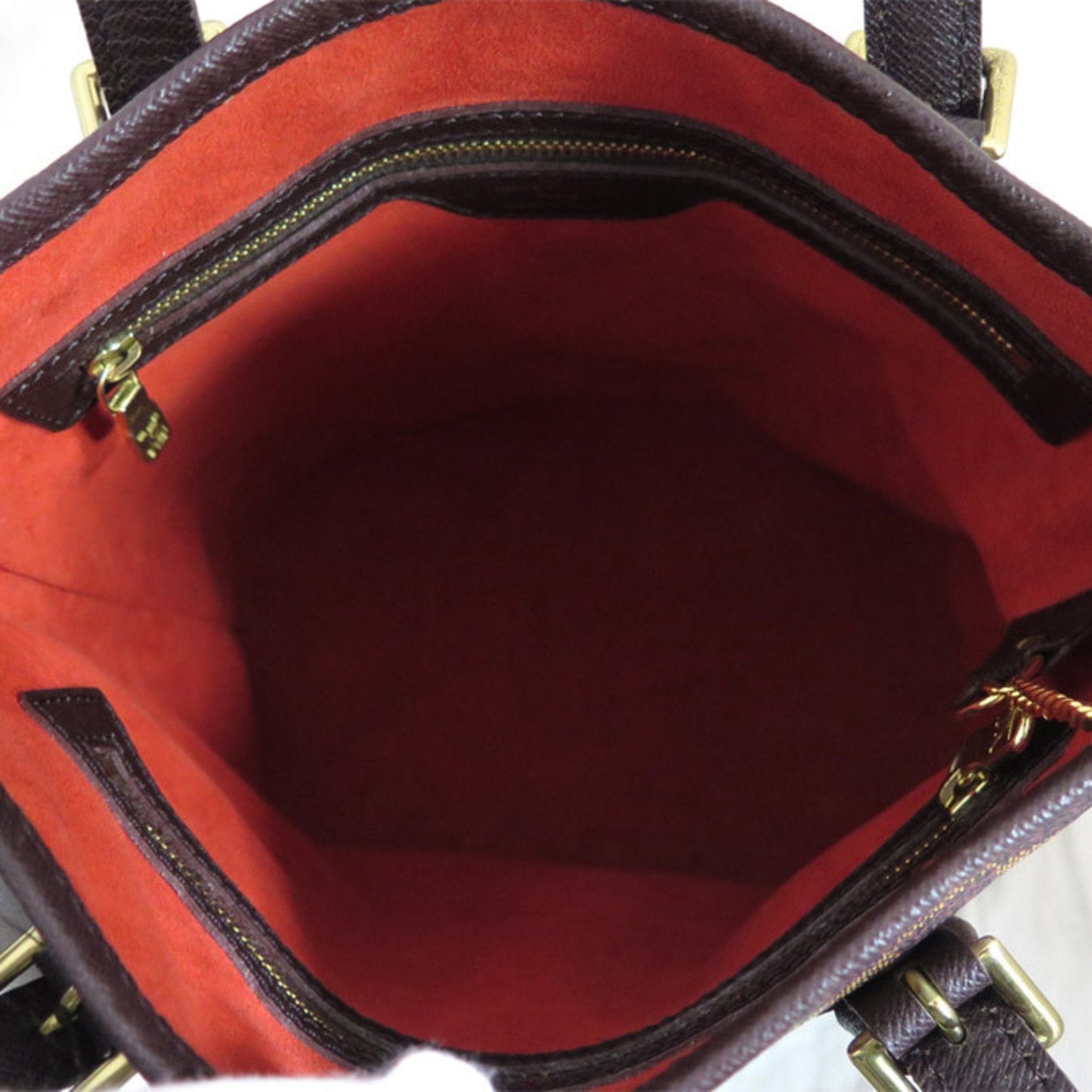 Louis Vuitton Brown Canvas Bucket tote bag