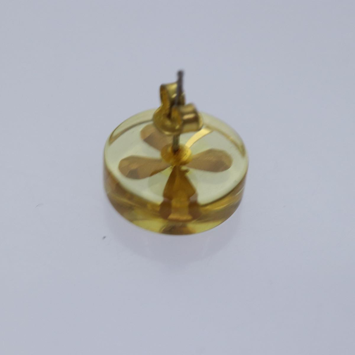 Top Quality Chanel Pierce Earring Gold CC Auth 74802