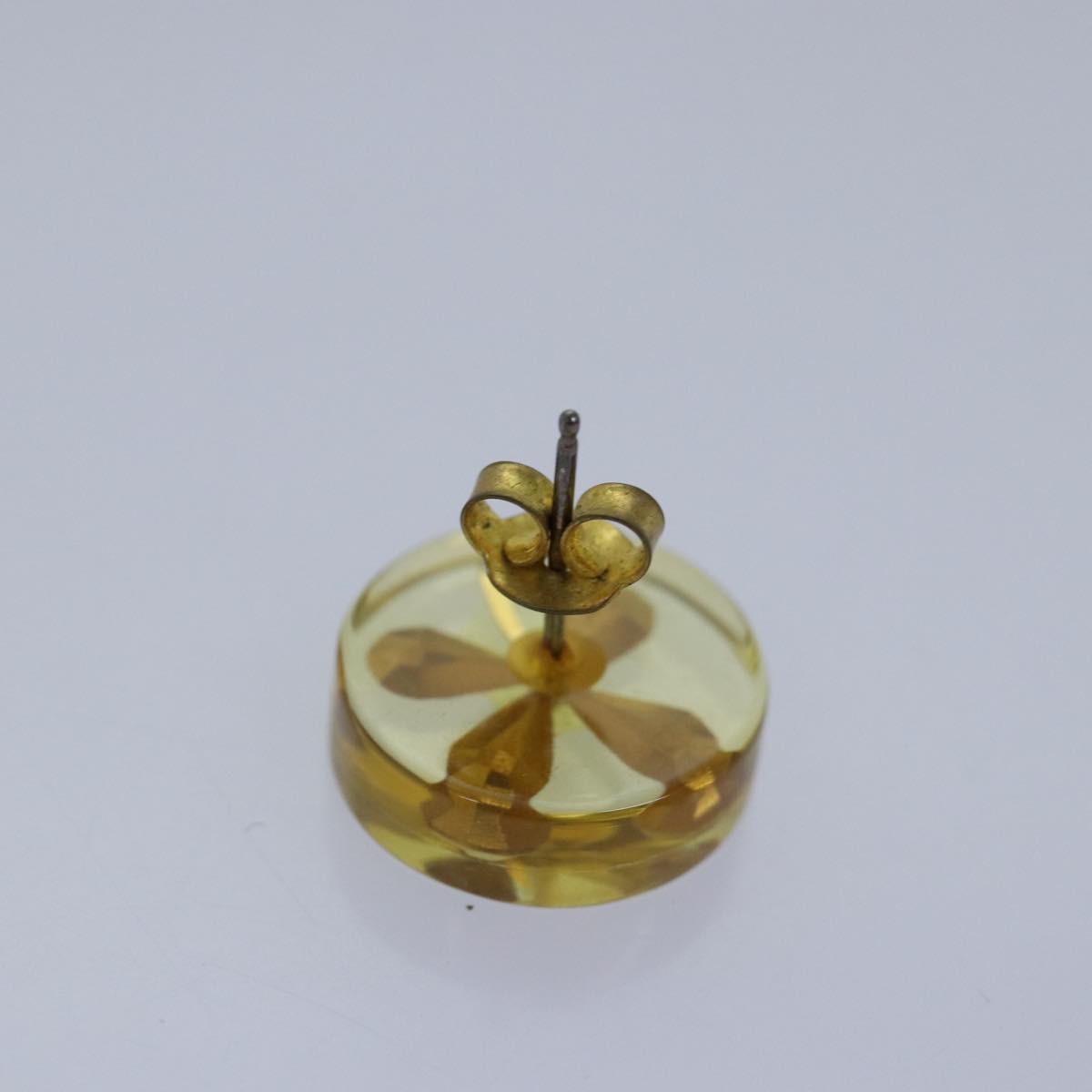 Top Quality Chanel Pierce Earring Gold CC Auth 74802