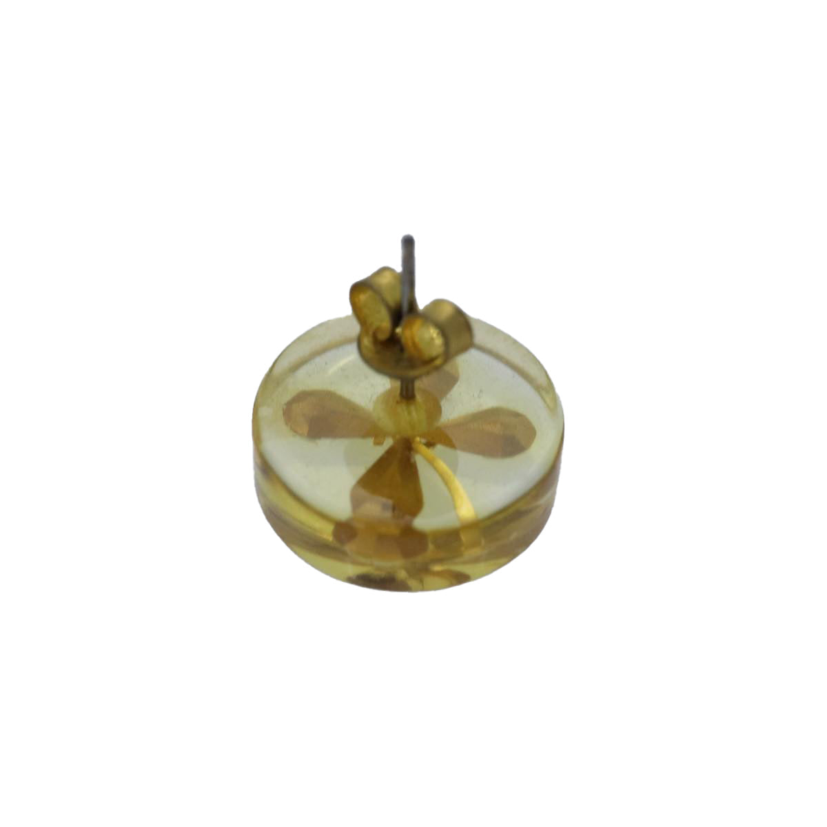 Top Quality Chanel Pierce Earring Gold CC Auth 74802