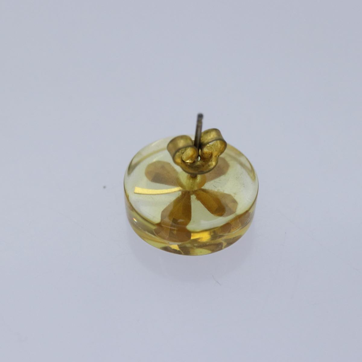 Top Quality Chanel Pierce Earring Gold CC Auth 74802