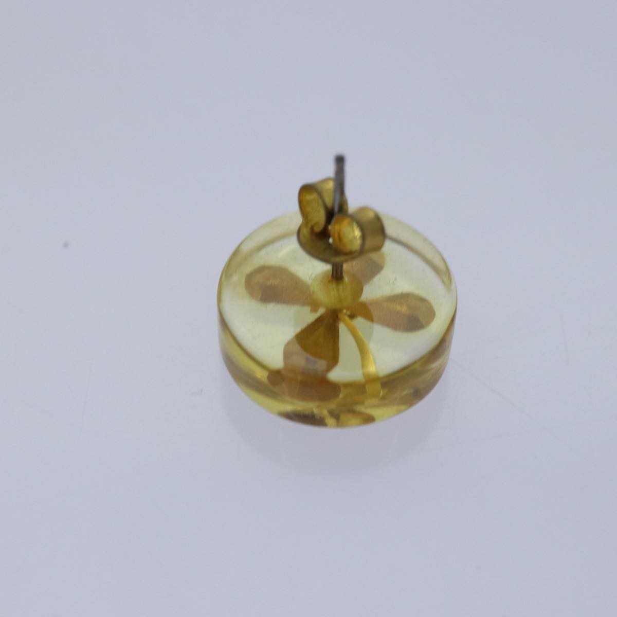 Top Quality Chanel Pierce Earring Gold CC Auth 74802