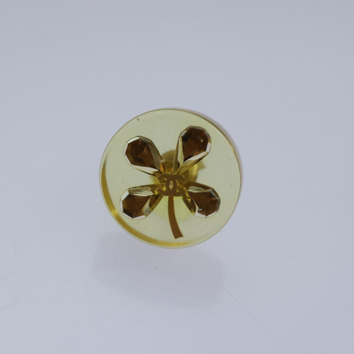 Top Quality Chanel Pierce Earring Gold CC Auth 74802