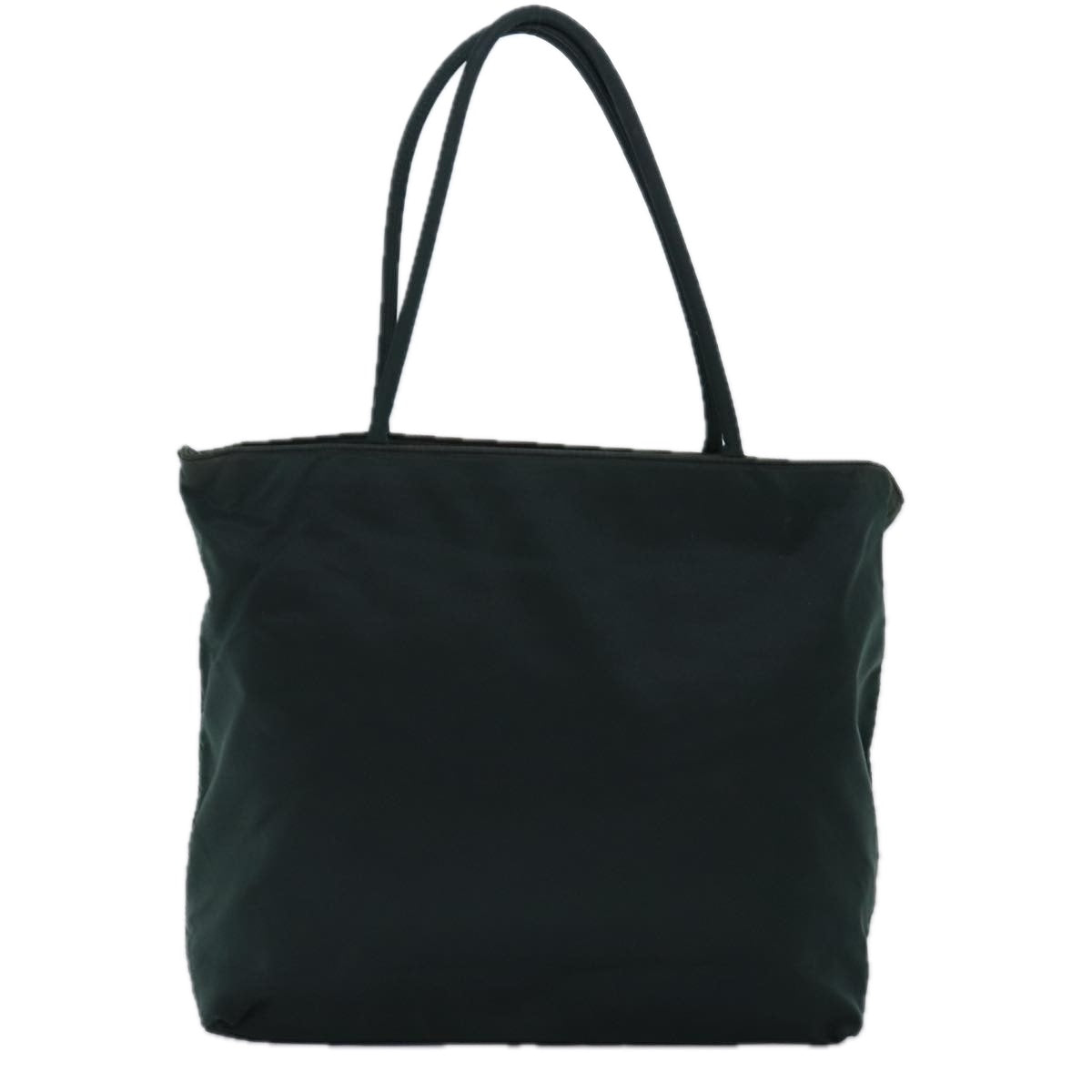 PRADA Tote Bag Nylon Green Auth 74969