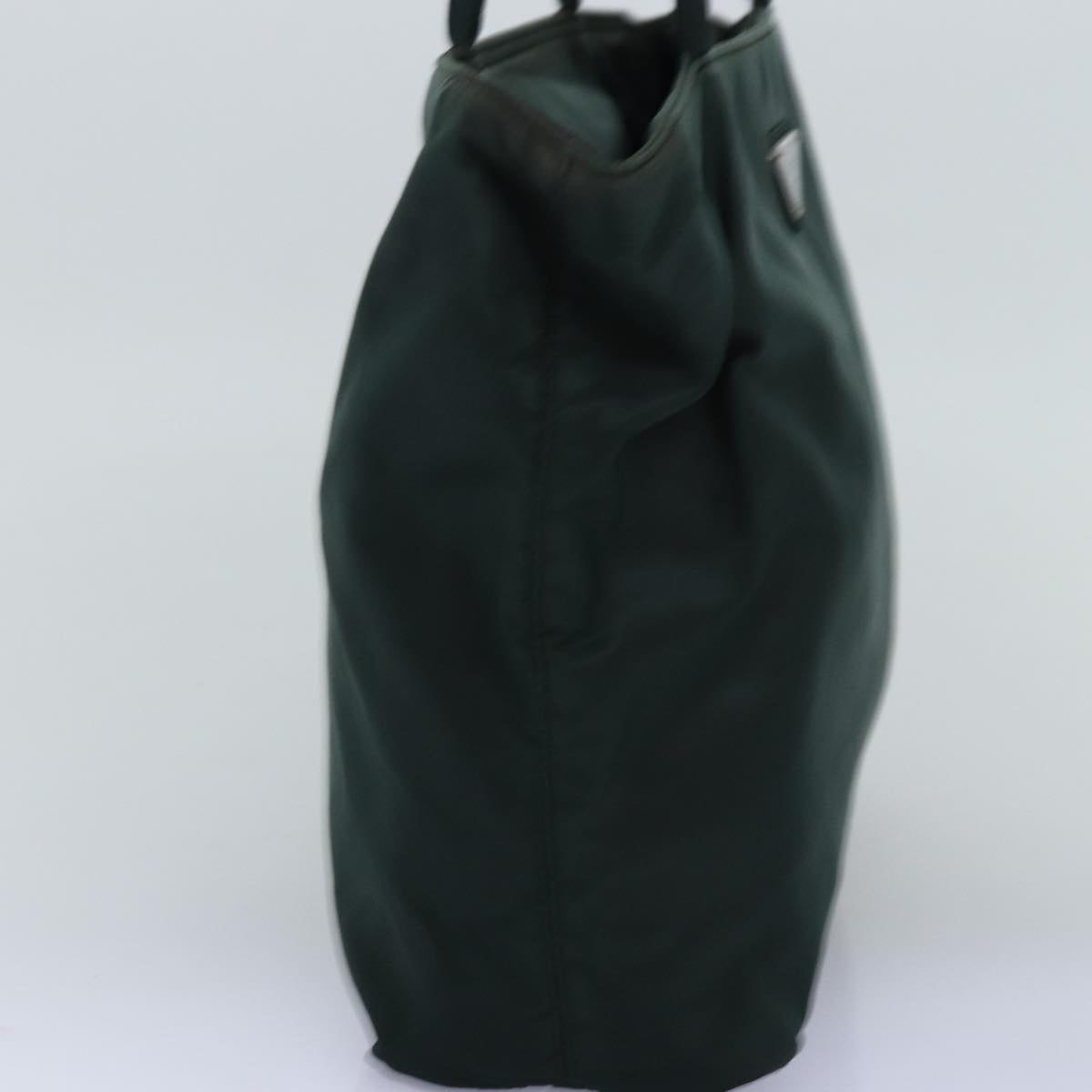 PRADA Tote Bag Nylon Green Auth 74969