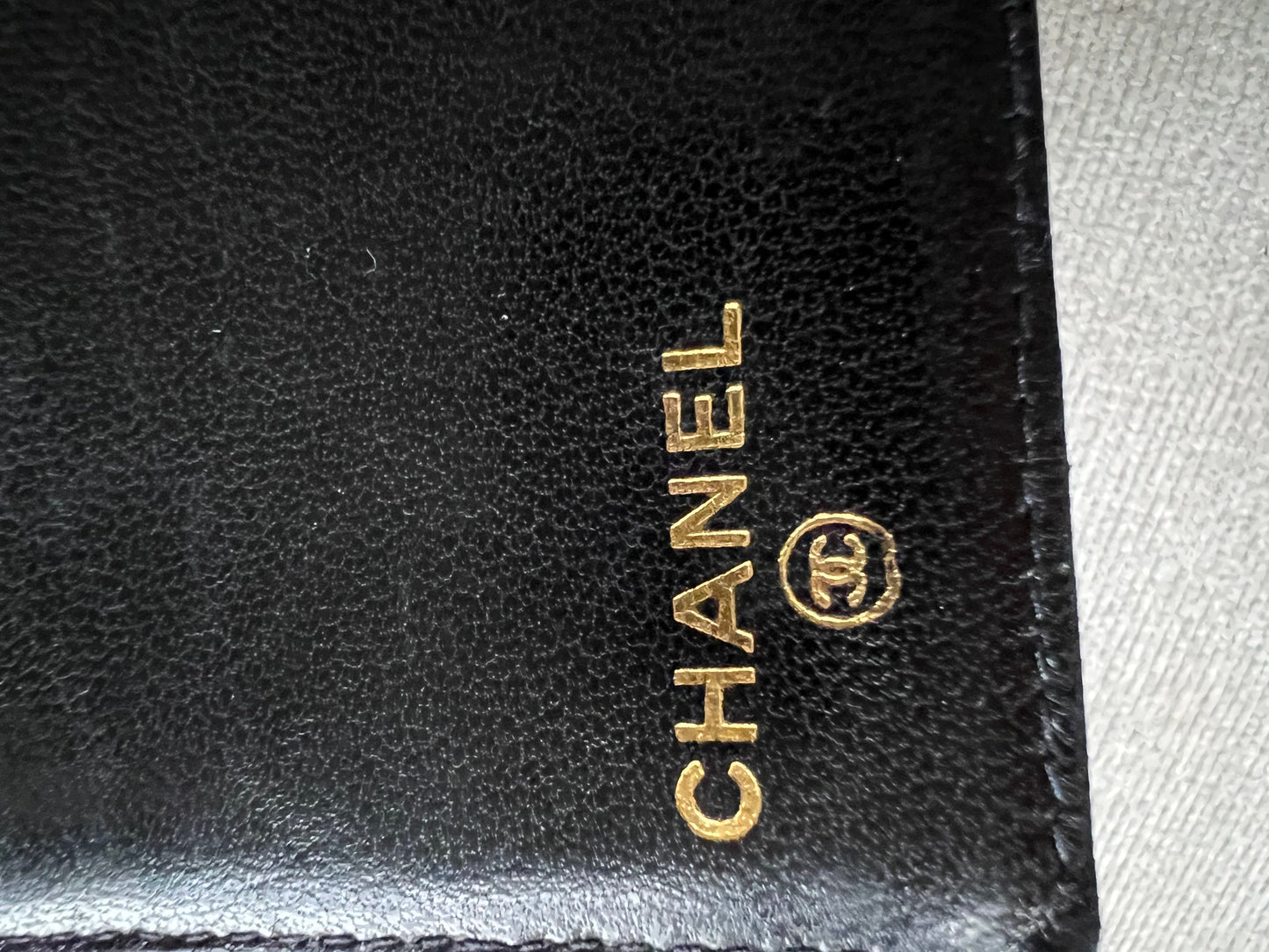 Chanel Black Caviar Timeless French Bifold Wallet