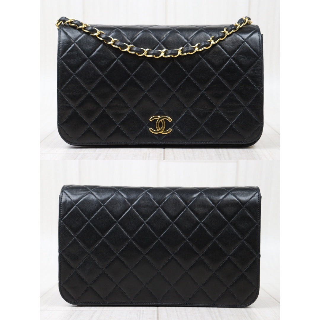 Very Good ( Rank A)｜ CHANEL Matrasse Lamb Skin Chain Bag Made in 1996-1997 Year｜24050627