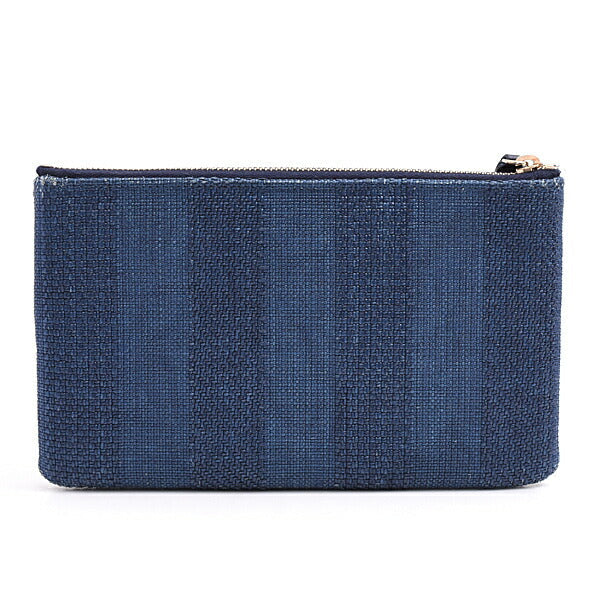Chanel Deauville Straw Clutch Bag