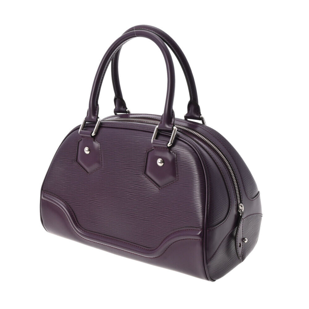 Louis Vuitton Purple Leather Bowling handbag bag