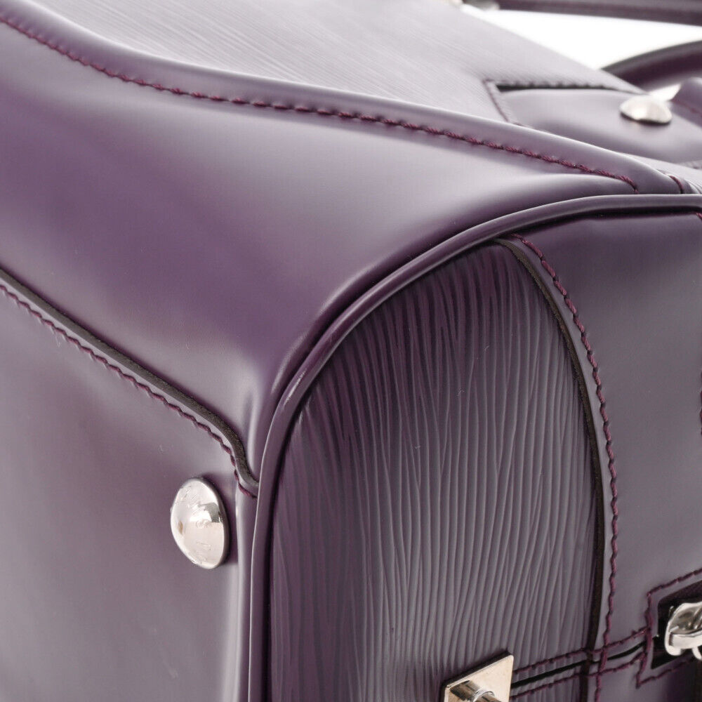 Louis Vuitton Purple Leather Bowling handbag bag