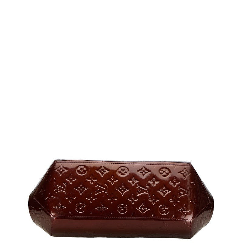 Louis Vuitton Monogram Vernis Sherwood PM Shoulder Bag M91492 Rouge Forest Pearl Patent Leather  Louis Vuitton