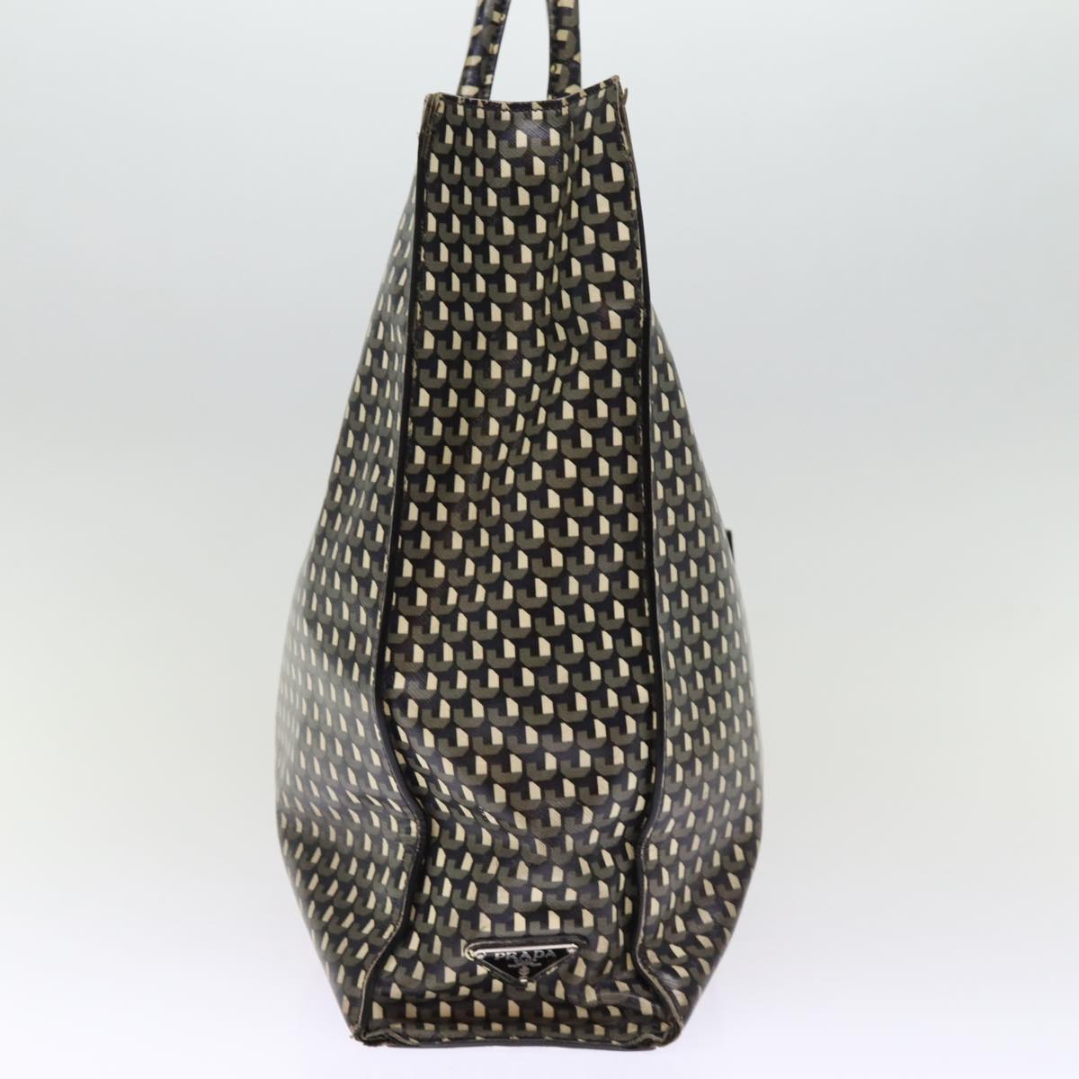 PRADA Tote Bag Safiano leather 2way Black Auth 75371