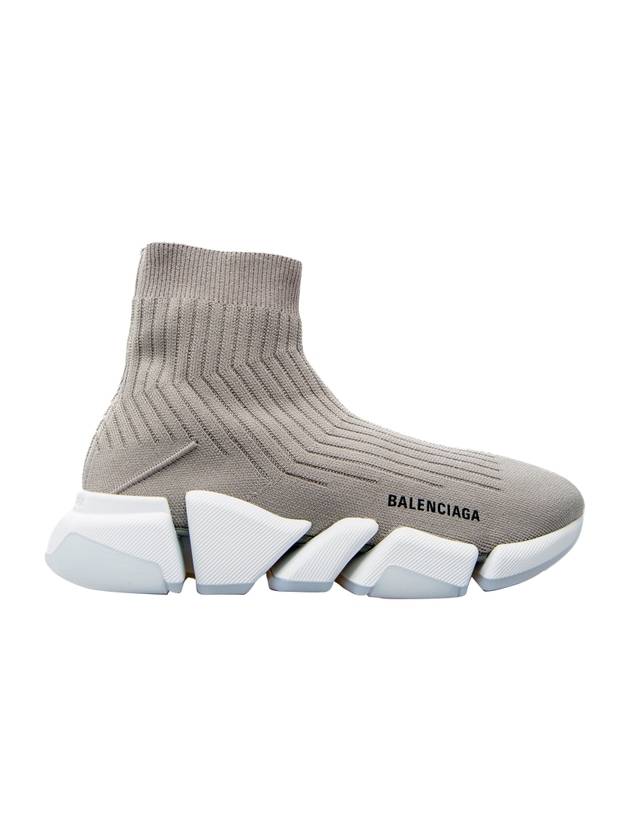 Luxury Balenciaga  Speedrunner high top sneakers gray