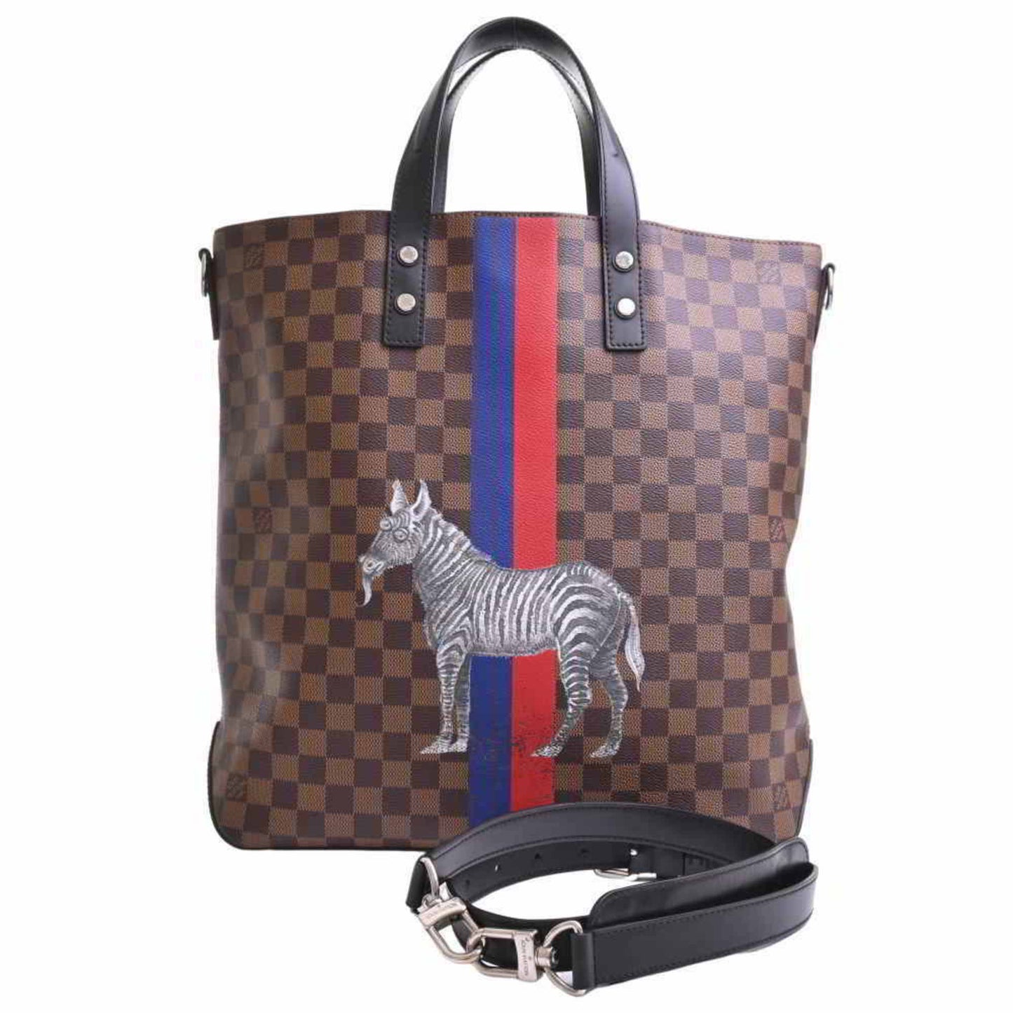 Louis Vuitton Brown Plastic Savane tote bag