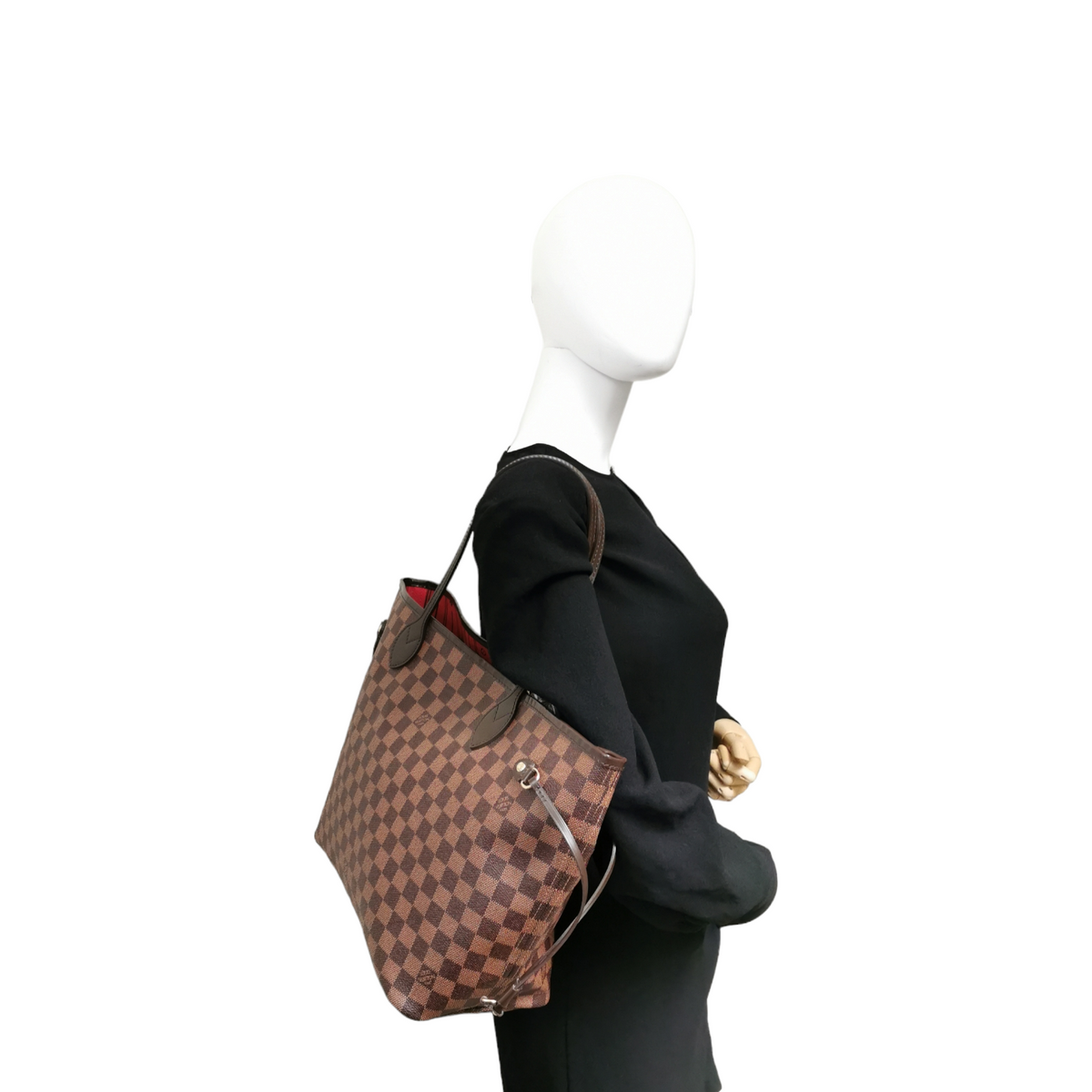 Louis Vuitton Neverfull MM Damier Ebene Canvas