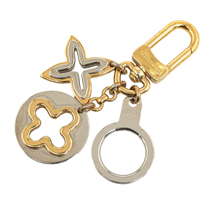 Louis Vuitton Monogram Porteocleans Keying Charm M66133 G Silver Plated Metal  Louis Vuitton